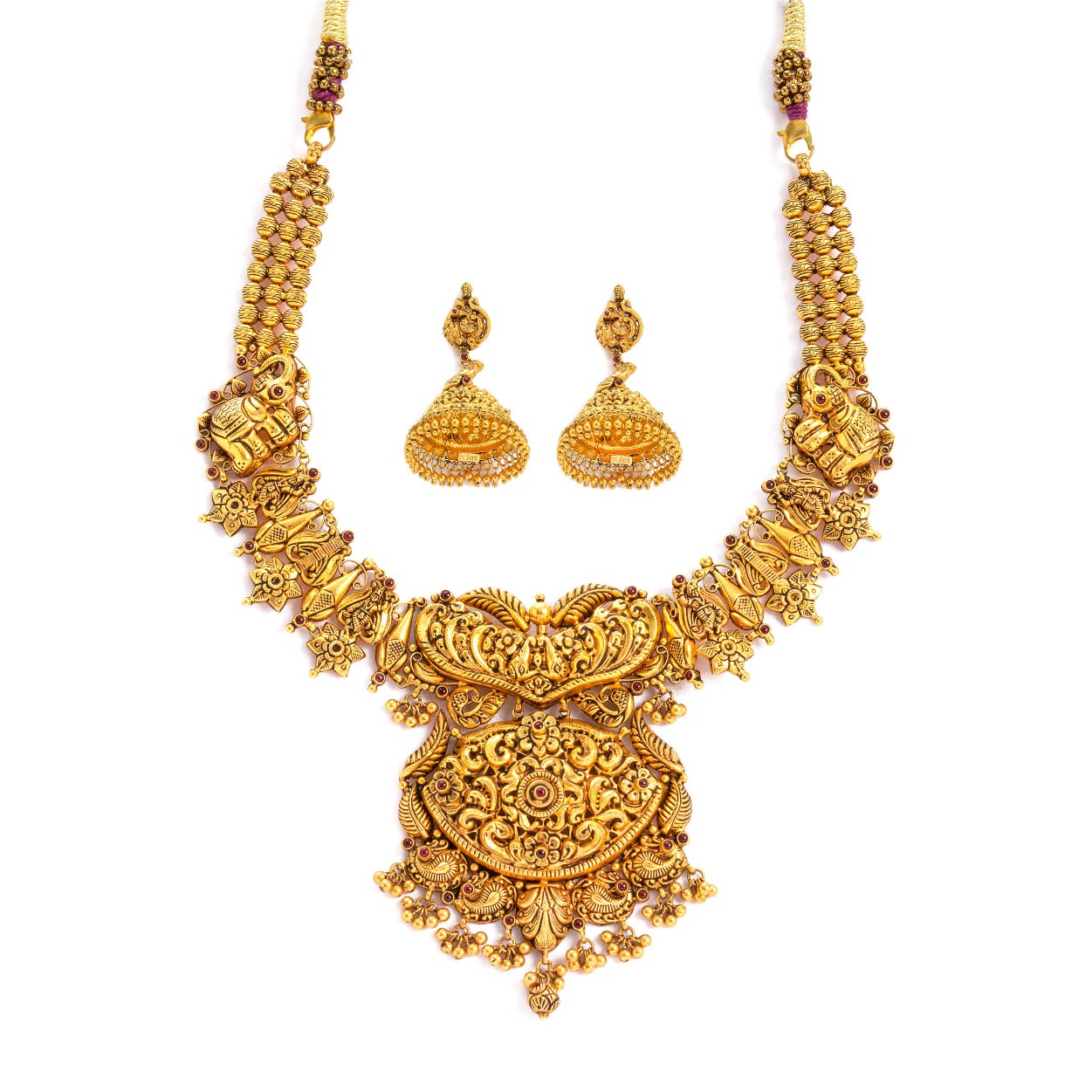 GOLD SET (TEMPLE JEWELERY)