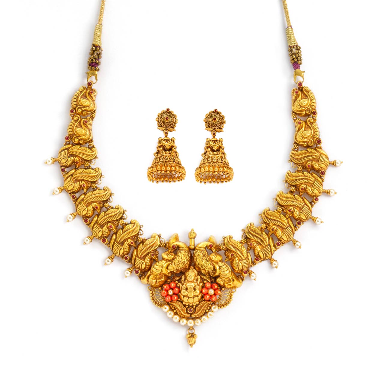 GOLD SET( TEMPLE JEWELERY )