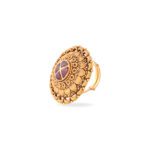 Traditional Antique Adjustable Temple Cocktail Ring