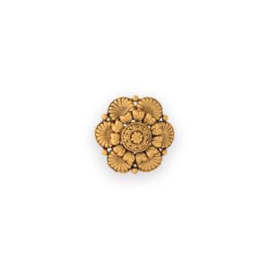 Antique Gold Adjustable Floral Statement Ring Antique Gold Adjustable Floral Statement Ring