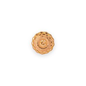 Delicate Flower-Inspired 22KT Gold Ring