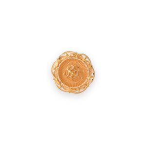 RADIANT FLORAL GOLD RING