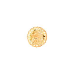 COCTAIL ROUND YELLOW RING