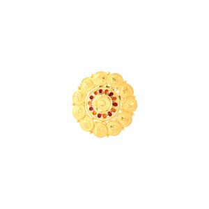 FLOWER WITH MEENA WORK RING