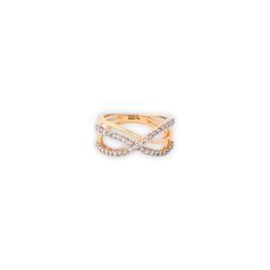 DOUBLE LAYERD INFINITY RING