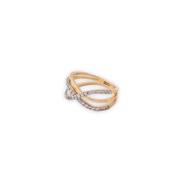 DOUBLE LAYERD INFINITY RING