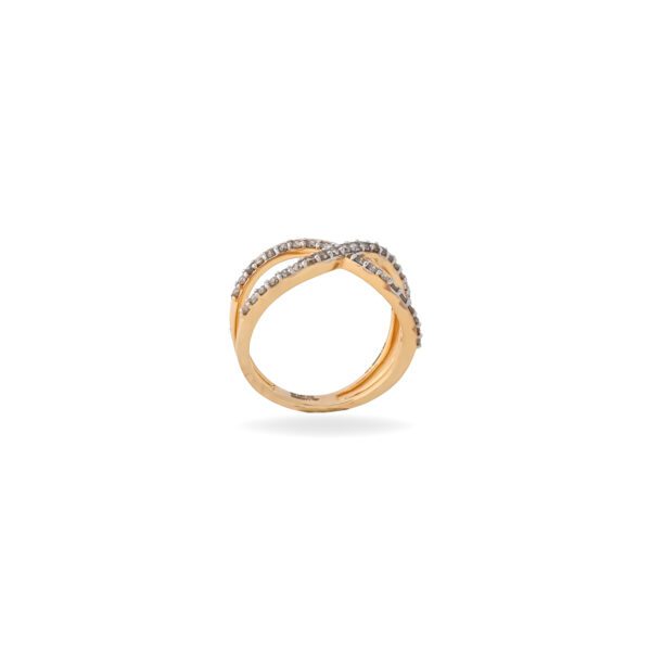 DOUBLE LAYERD INFINITY RING