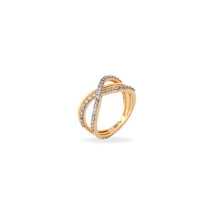 DOUBLE LAYERD INFINITY RING