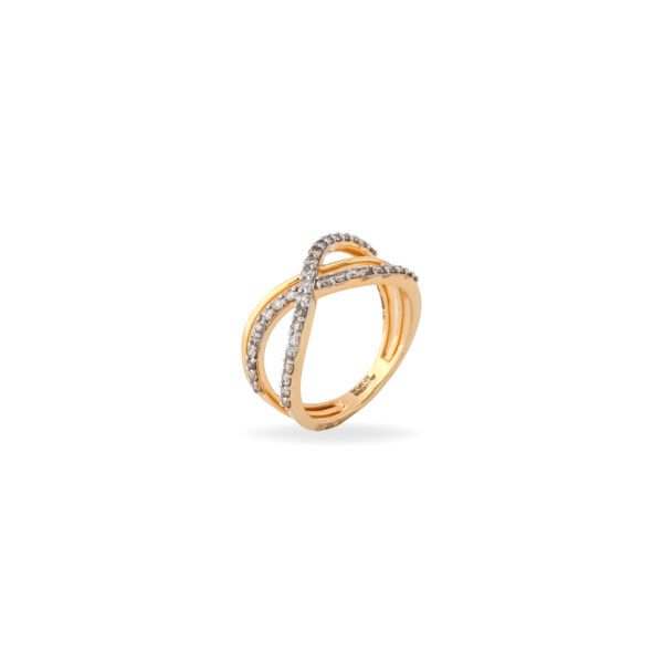 DOUBLE LAYERD INFINITY RING