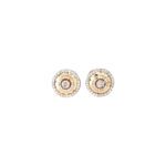 ROUNDED FLOWERED EARRINGS