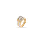 Gents Engagement Ring with 12 Diamonds