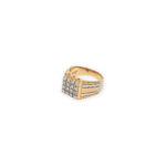 Gents Engagement Ring with 12 Diamonds