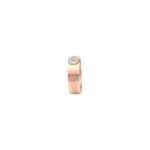 Men's Rose Gold Solitaire Diamond Band – Classic & Timeless Design