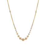 Elegant white Gold-Plated Beaded Traditional & Modern Design