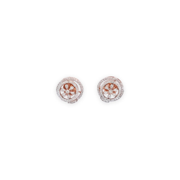 Floral Design with Matching Earrings