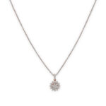 Grace and Glamour with this timeless Diamond pendant set.