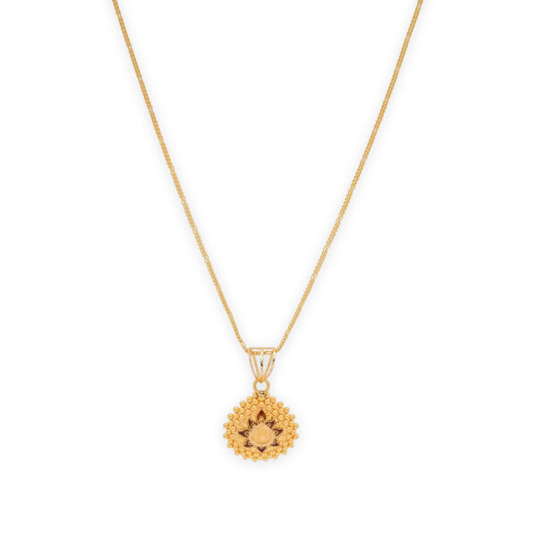 "Golden Glow Pendant Set"