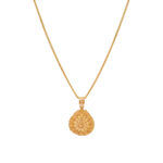 Traditional Gold Teardrop Pendant Set