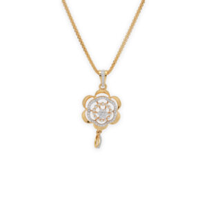 Blossom Glow Zircon Pendant Set