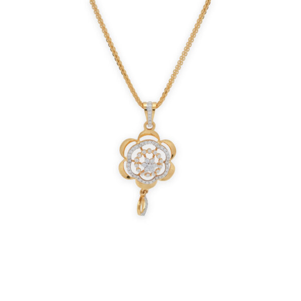 Blossom Glow Zircon Pendant Set