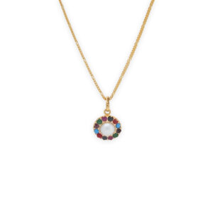 Celestial Harmony Multicolor Pendant Set