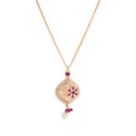 Ruby Pearl Grace Pendant Set