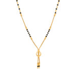 Sleek Circle Pendant Mangalsutra