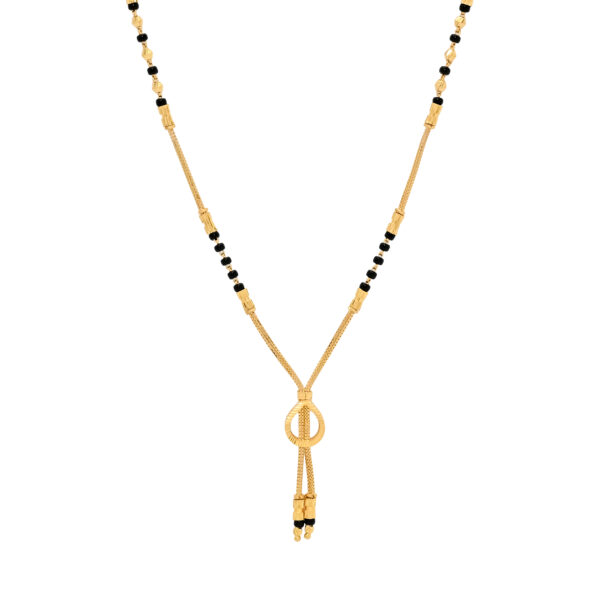 Sleek Circle Pendant Mangalsutra