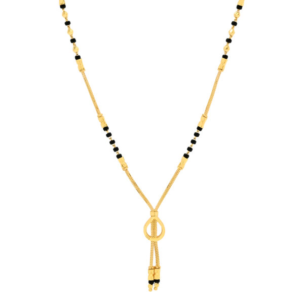 Sleek Circle Pendant Mangalsutra