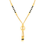 Sleek Circle Pendant Mangalsutra