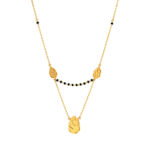 Leafy Elegance Gold Mangalsutra