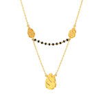 Leafy Elegance Gold Mangalsutra