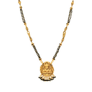 Graceful Lakshmi Gold Mangalsutra Pendant