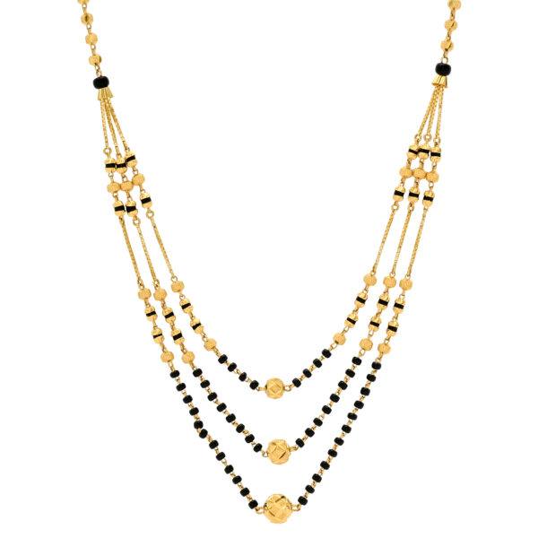 Triple Strand Gold Mangalsutra