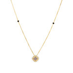 Elegant Floral zircon Mangalsutra