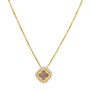 Elegant Floral zircon Mangalsutra