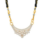 Elegant Mangalsutra with Crystal Pendant