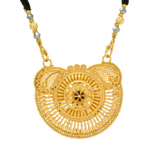 Traditional Maharashtrian Gold Mangalsutra Pendant