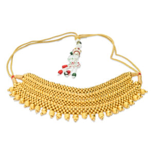Trending Gold Beaded Choker Necklace
