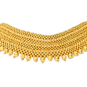 Trending Gold Beaded Choker Necklace