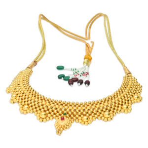 Traditional South Indian Gold Choker Necklace