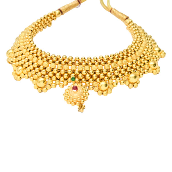 Traditional South Indian Gold Choker Necklace
