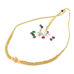 Traditional Gold  with Beaded Design