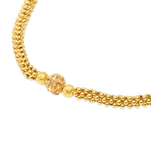 Traditional Gold  with Beaded Design