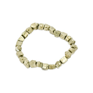 Golden Pyrite Raw Stone Bracelet