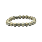 Pyrite Stone Beaded Stretch Bracelet