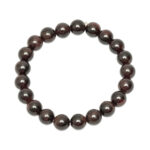Deep Garnet Gloss Beaded Bracelet