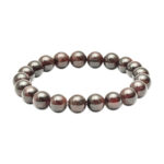 Deep Garnet Gloss Beaded Bracelet
