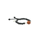 Mystic Rudraksha Lava Stone Healing Bracelet