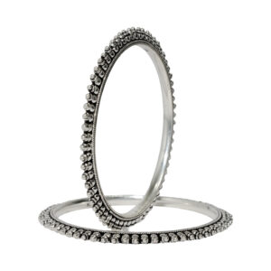 Elegant Antique Silver Bangles